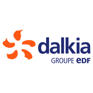 Logo Dalkia, partenaire de l'Atelier SIIS, prestataire de services en Isère