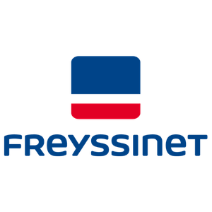 Logo Freyssinet, partenaire de l'Atelier SIIS, prestataire de services Isère